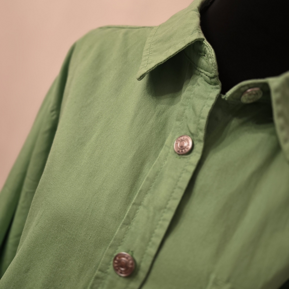 ASOS Green Casual Button Down Top